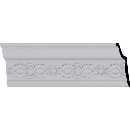 Ekena Millwork 5"H x 3 1/4"P x 5 7/8"F x 94 1/2"L, (5 1/2" Repeat), Logan Crown Moulding MLD05X03X05LO